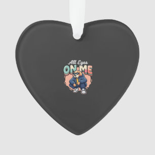 Drip Dog All Eyes On Me Ornament