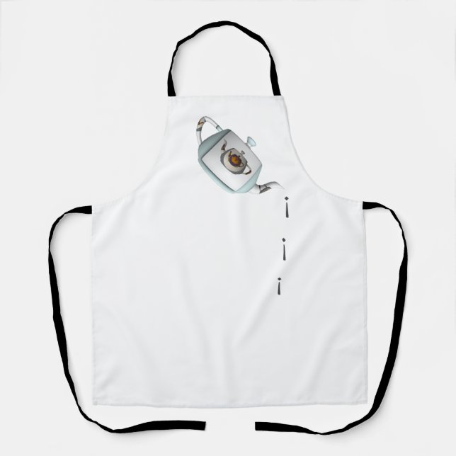 Drip Drip Teapot White     Apron (Front)