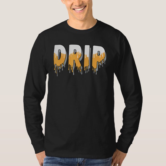 Drip Dripping Light Ginger 14s Matching T-Shirt (Front)
