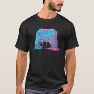 Drip Gamer Controller Boys Video Game Retro Gaming T-Shirt