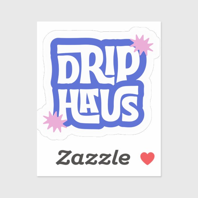 Drip Haus – Retro Playful Logo (Sheet)