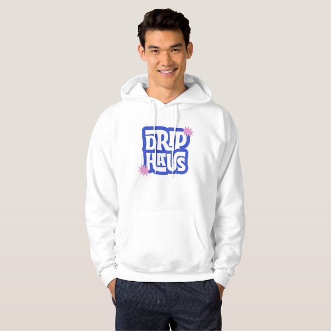 Drip Haus – Retro Playful Logo Hoodie (Front Full)