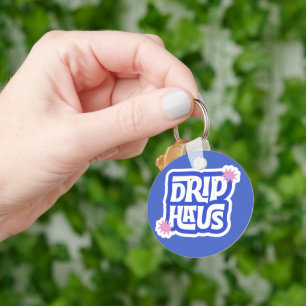 Drip Haus – Retro Playful Logo Key Ring