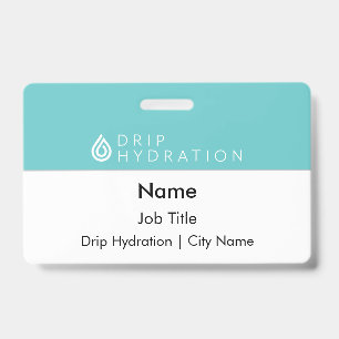 Drip Hydration ID Badge
