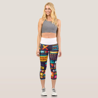 Drip 'n' Graff Tees: Wear the Art Capri Leggings