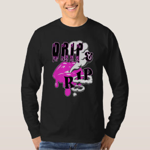 Drip & Rip  Vaping Lips & Vapour Rings For Nicotin T-Shirt