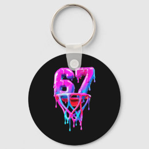 Drip Seven Basketball 67 Six Club Key Ring