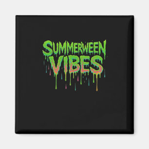 Drip Summerween Vibes Spooky Fun Classic Magnet