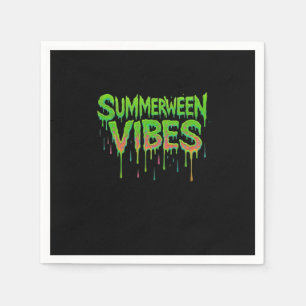 Drip Summerween Vibes Spooky Fun Classic Napkin