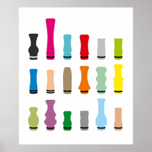 Drip Tip Styles Poster