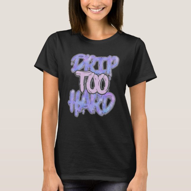 Drip Too Hard Zen Master 4s Matching T-Shirt (Front)