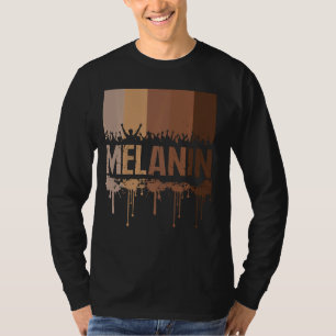 Drippin Melanin Tee For Man Women Pride Black Cult