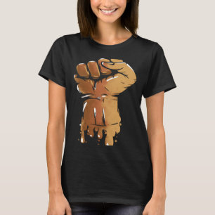 Drippin Melanin Women Men Africa Black History Mon T-Shirt