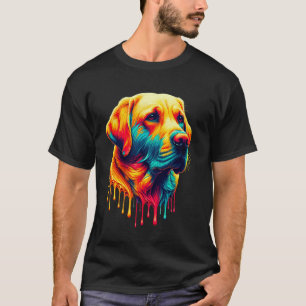 Dripping Art Labrador Retriever Lab Labradors Labb T-Shirt