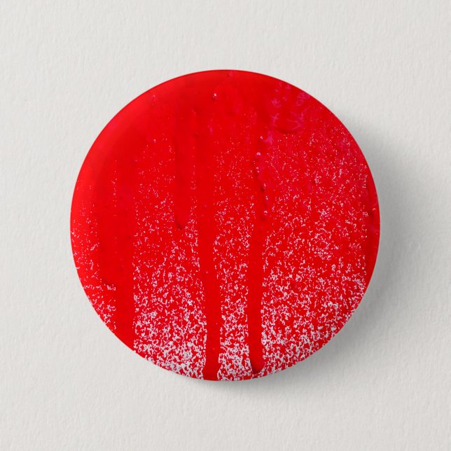 dripping blood 6 cm round badge (Front)