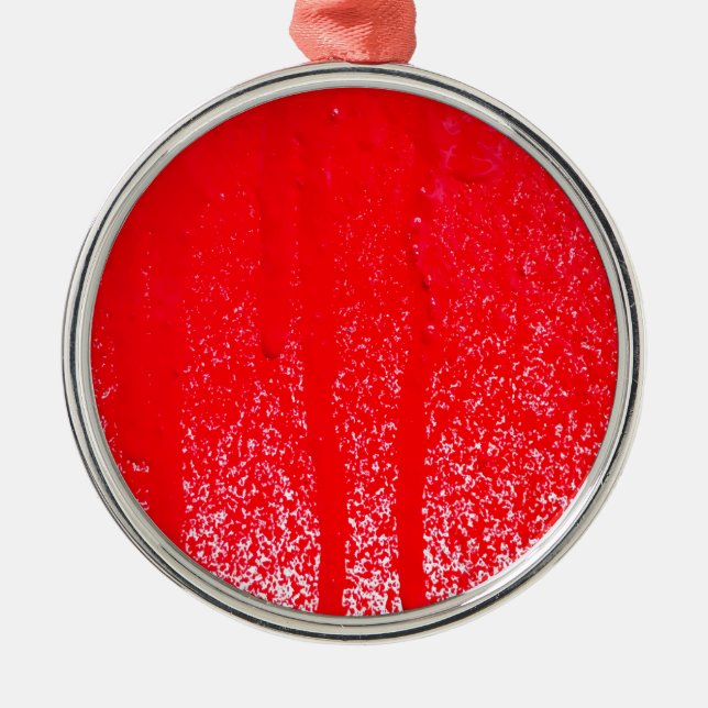 dripping blood metal ornament (Front)