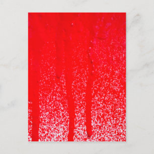 dripping blood postcard