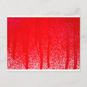dripping blood postcard