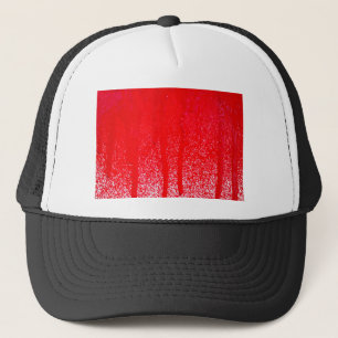 dripping blood trucker hat