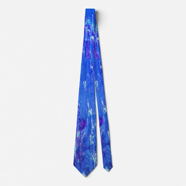 Dripping Blue Lava Tie (Front)