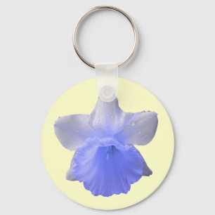 Dripping Daffodil Blue Keychain