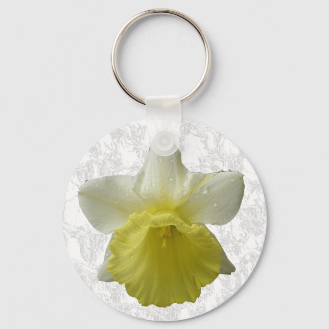 Dripping Daffodil Keychain (Front)