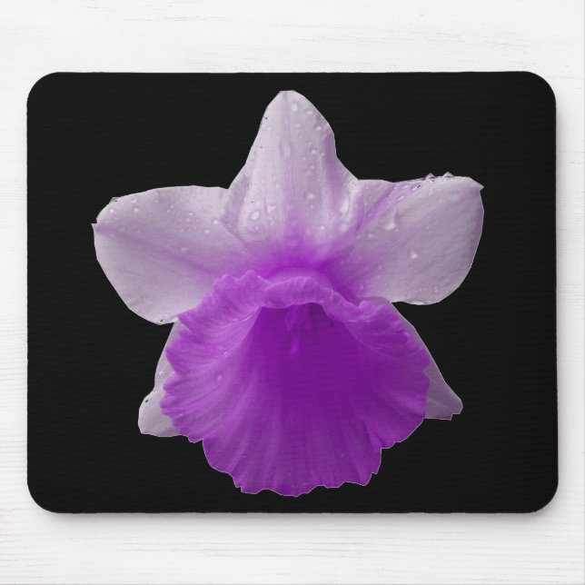 Dripping Daffodil Purple Mousepad (Front)