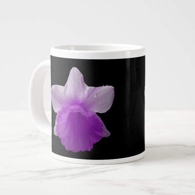 Dripping Daffodil Purple Mug (Front Left)