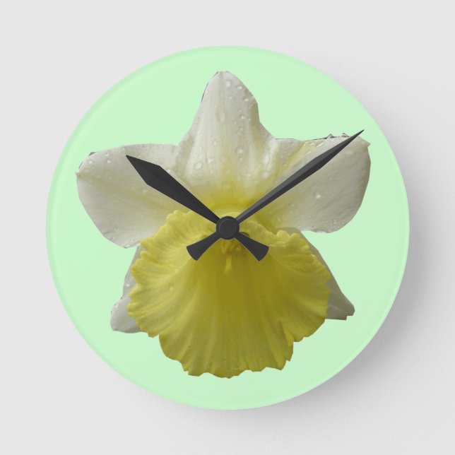 Dripping Daffodil Wall Clock (Front)