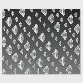 Dripping diamonds | Luxurious Weddings Wrapping Paper