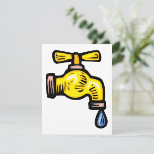 Dripping Faucet Invitations