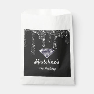 Dripping Glitter | Personalised Diamond Favour Bag