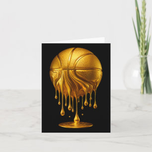Dripping Gold Basketball Respect The Drip Basketba Card
