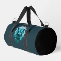 Dripping Ice Wolf Duffel Bag