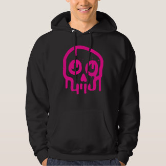 Dripping Neon Graffiti Skull Tee