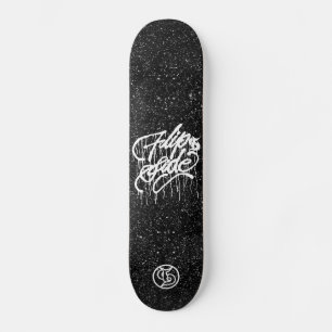 DRIPPING PAINT SKATEBOARD