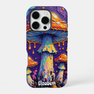 Dripping Psychedelic Fungi iPhone 16 Pro Case