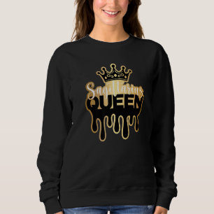 Dripping Sagittarius Queen Zodiac Sweatshirt