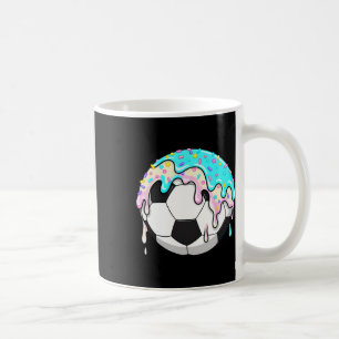 Dripping Soccer Ice Cream Drip Sport Sprinkles Mel Coffee Mug