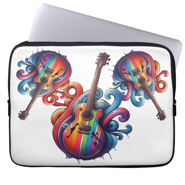 Dripping Sound Laptop Sleeve (Front)