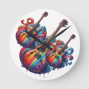 Dripping Sound Round Clock