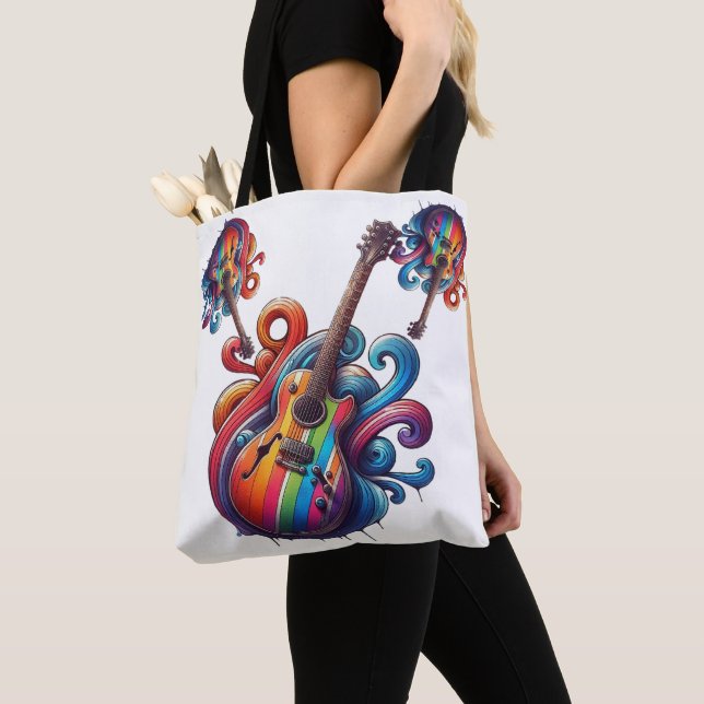 Dripping Sound Tote Bag (Close Up)