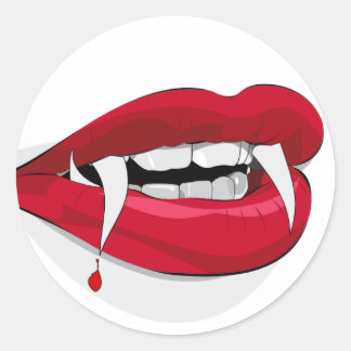 Dripping Teeth Sticker