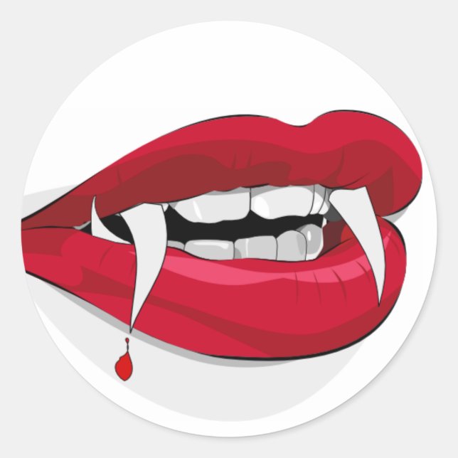 Dripping Teeth Sticker (Front)