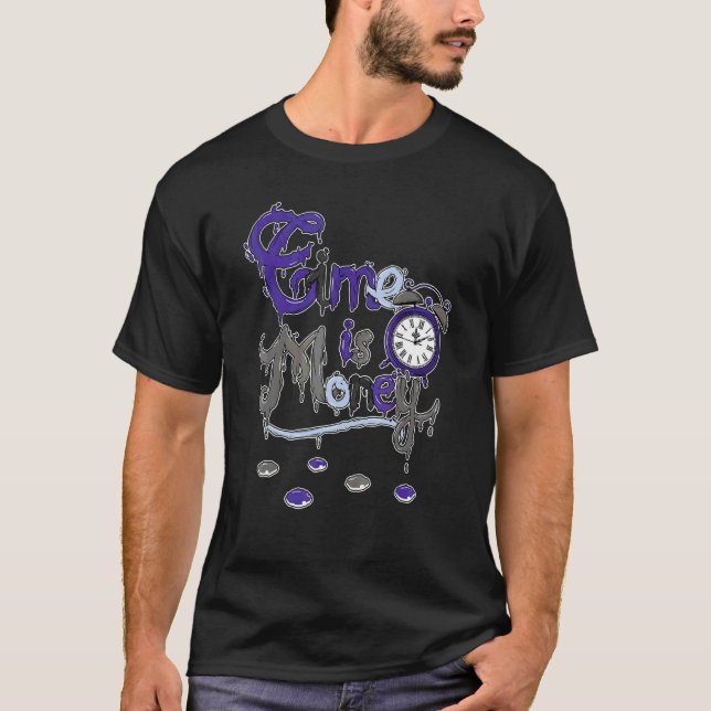 Dripping Time is Valuable Retro Concor 5s Matching T-Shirt (Front)