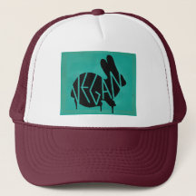 Drippy Vegan Bunny Stencil Hat