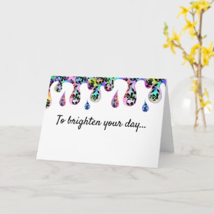 Drippy Vintage Damask card