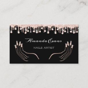 Drips Rose Manicure Nails Artist Appointment