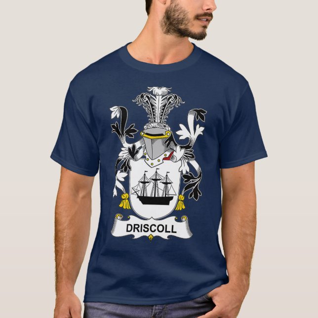 Driscoll Coat of Arms  Family Crest T-Shirt (Front)