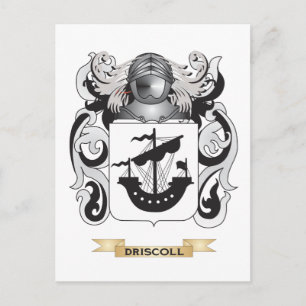 Driscoll Coat of Arms Postcard